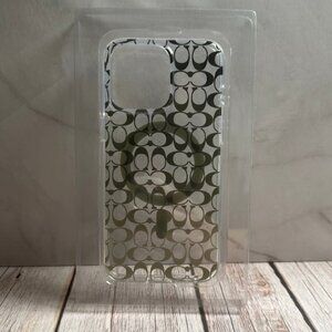Coach Monogram iPhone 15 Pro Max Case